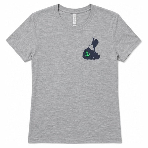 RI Map Tee Front (Square)