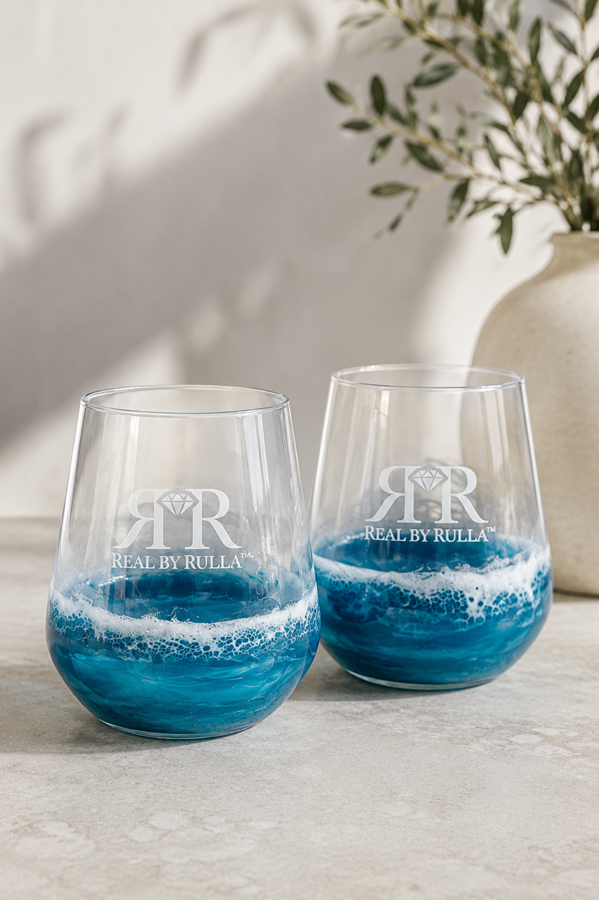 Resin Stemless Wine Glasses (Set of 2)