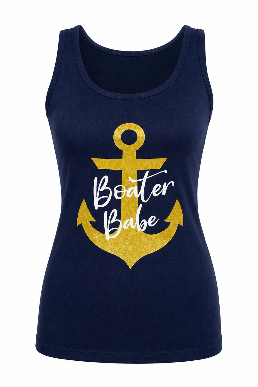 Anchor Tank Top - Front Flat Lay